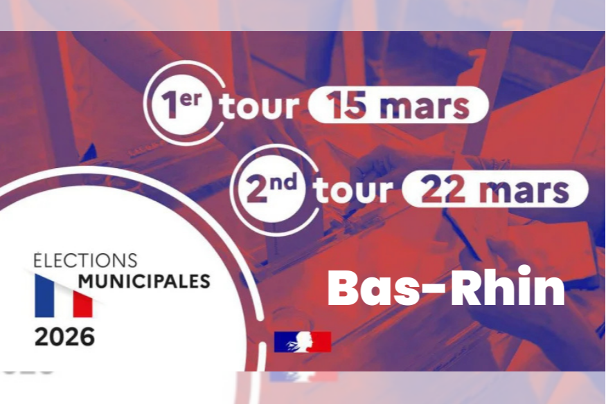 Municipales Bas-Rhin : Résultats du 1er tour - Dimanche 15 mars 2026
